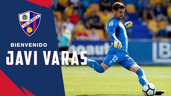 Javi Varas, nuevo jugador del Huesca (Foto: SDH).