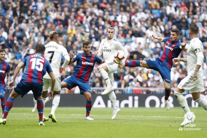 Un lance del Real Madrid-Levante (Foto: LaLiga).