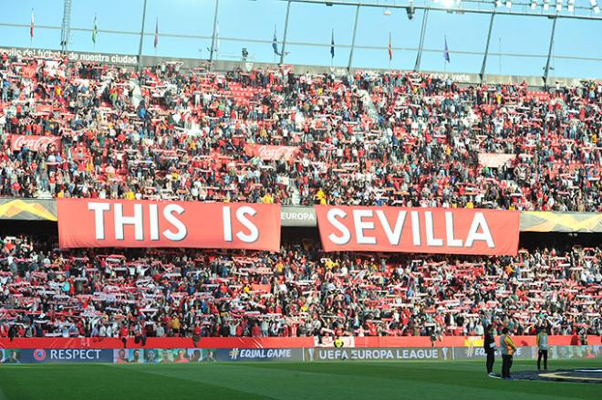 El Sánchez-Pizjuán, en el Sevilla-Lazio (Foto: Kiko Hurtado).