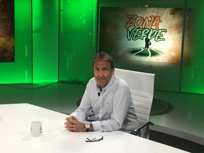 Luis Casimiro, durante su entrevista en el programa Zona Verde.