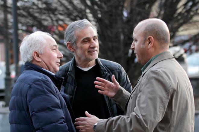 Jiménez, en la homilía en memoria de Quini (Foto: Luis Manso).