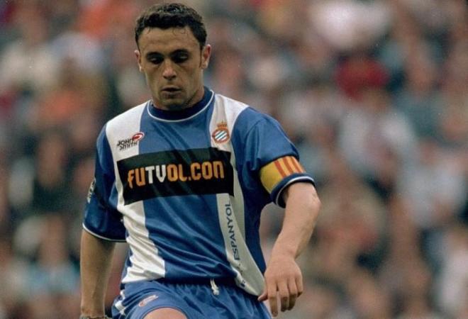 Sergio González, durante su etapa como futbolista del Espanyol.