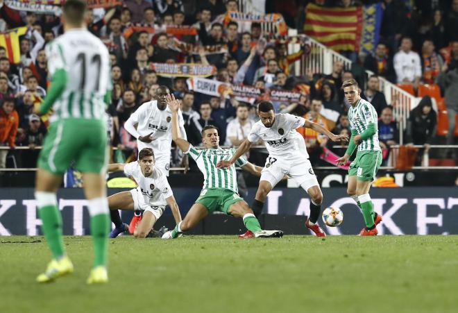 El Betis fue eliminado de la Copa por el Valencia (Foto: David González)