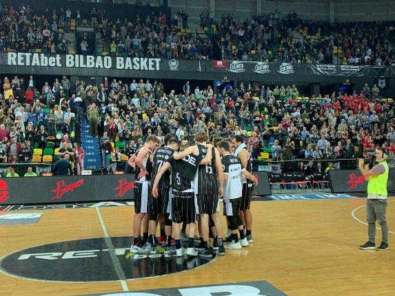 Los 'MIB' se conjuraron para vengarse del líder en Miribilla (Foto. Bilbao Basket).