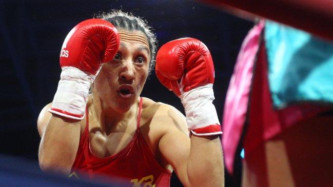 Krespita Rodríguez, en un combate de boxeo.