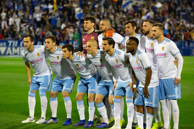 Once del Real Zaragoza ante el Almería esta temporada (Foto: Dani Marzo).