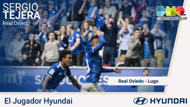 Tejera, jugador Hyundai del Real Oviedo-Lugo.