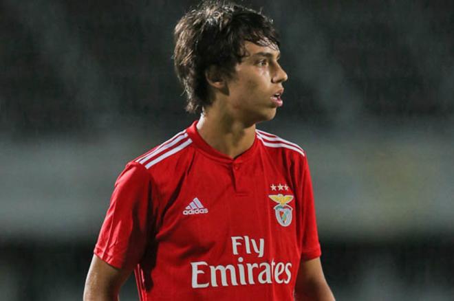 Joao Felix, en un partido con el Benfica.