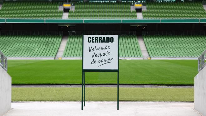 La imagen de la AFE en protesta por el horario del Rayo-Betis.