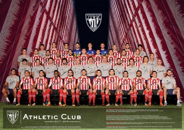 Plantilla del Athletic Club de la temporada 2017-2018 (Foto: Athletic Club).