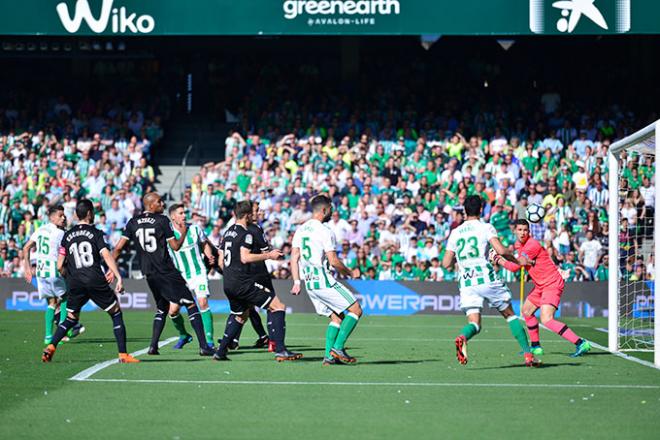 Imagen del Betis-Sevilla de la temporada pasada.