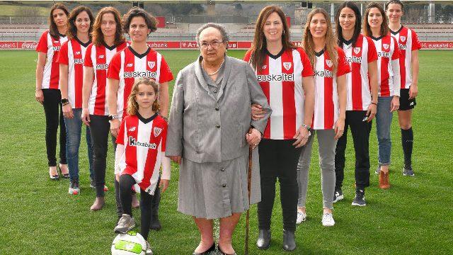 Once mujeres que representan a todas las mujeres del Athletic Club (Foto: Athletic Club).