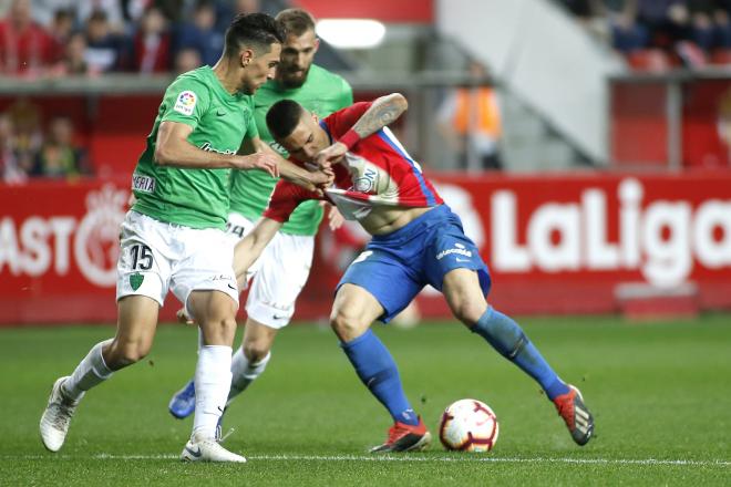 Sporting-Almería (Foto: Luis Manso).