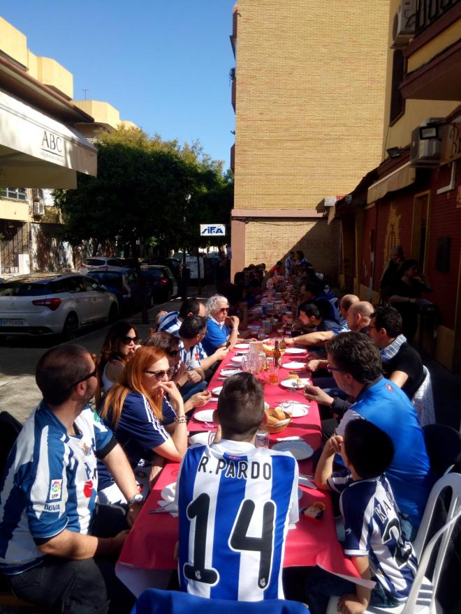 Comida organizada por la peña realista El Sur.