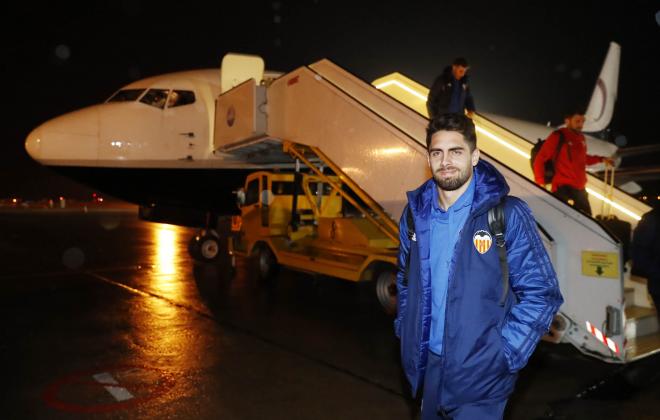 Valencia CF en Krasnodar. (Foto: Lázaro de la Peña / Valencia CF)