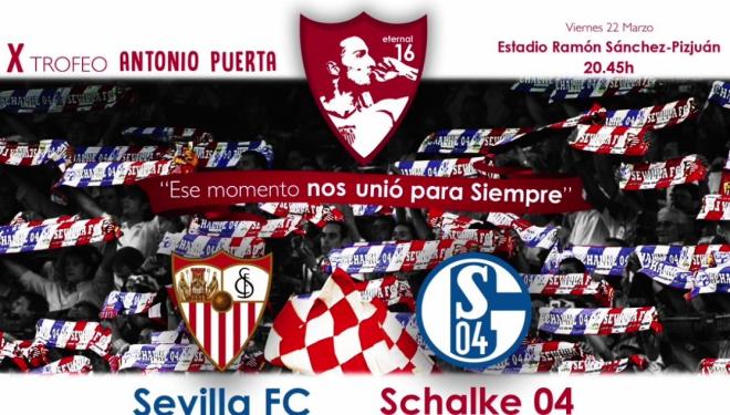 El Sevilla y el Schalke se medirán en el Trofeo Antonio Puerta.