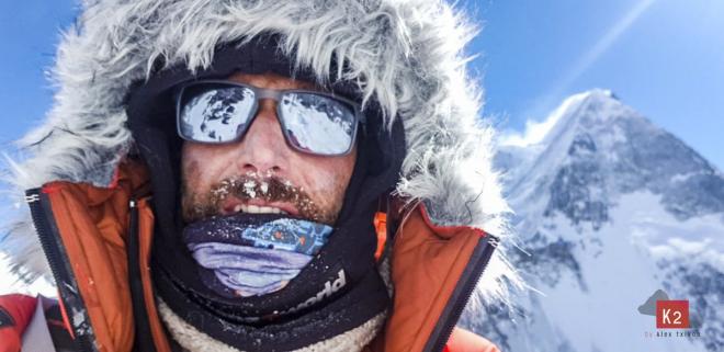 Álex Txikon intentó hace un año el K2 en invierno.