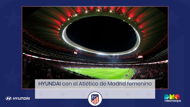 El Wanda Metropolitano, en un lleno en un partido.