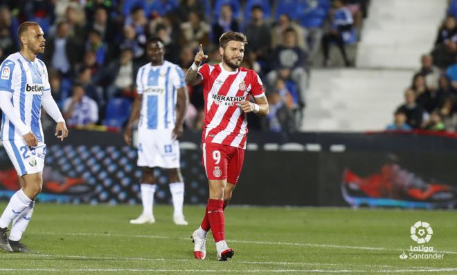 Portu celebra un gol ante el Leganés