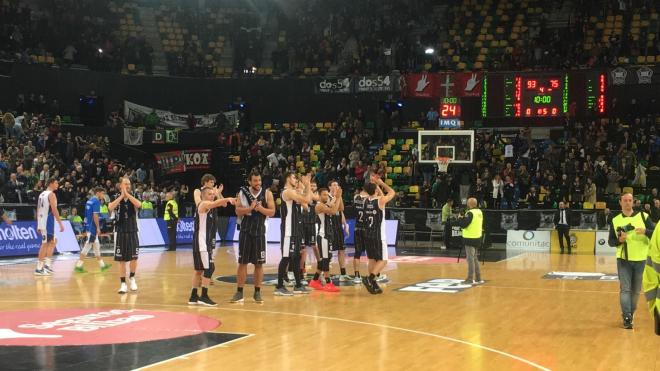 El Bilbao Basket se impuso por 93- 75 al CB Prat en Miribilla