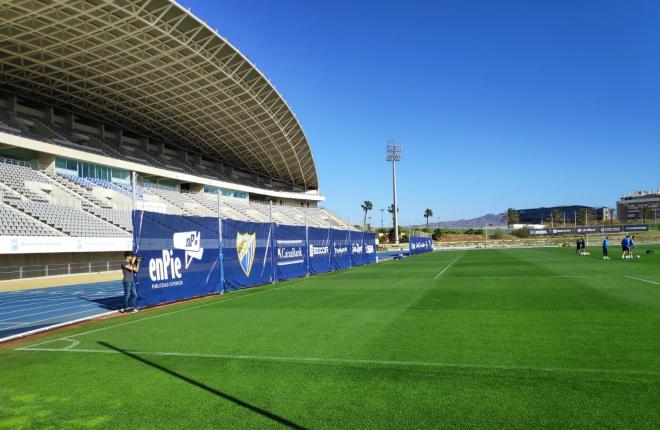 Estadio de atletismo Ciudad de Málaga, en una imagen de archivo. (ElDesmarque)