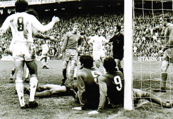 Foto de la victoria ante el Madrid en 1978. (Foto: Valencia CF)