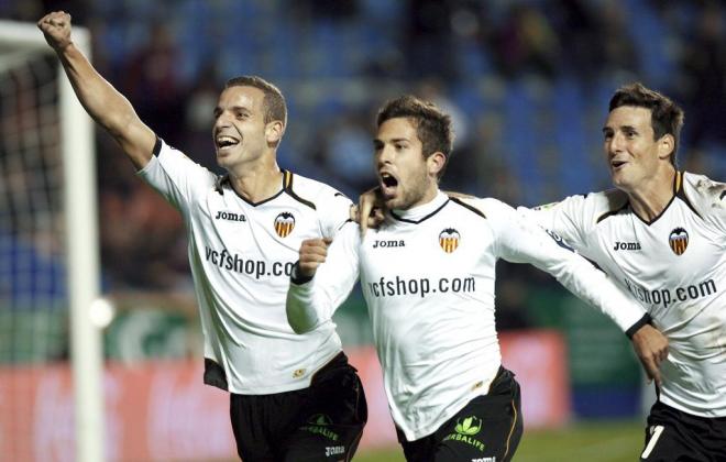 Jordi Alba, en su etapa como jugador del Valencia (Foto: Valencia CF).