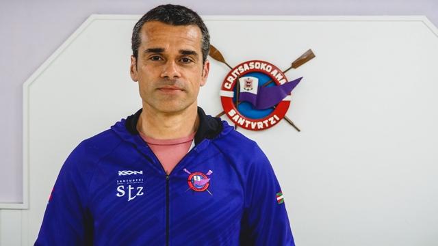 Iker Zabala, entrenador de Santurtzi Iberdrola (Foto: Eusko Label Liga).