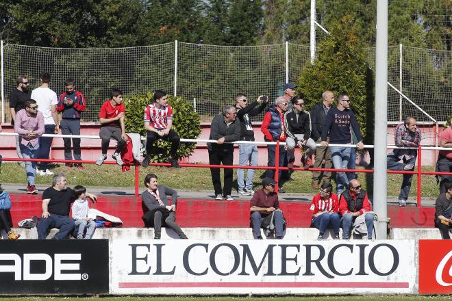 Entrenamiento del Sporting previo a un derbi asturiano (Foto: Luis Manso).