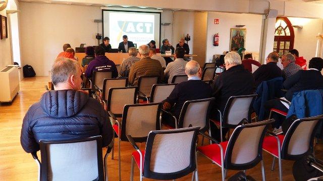 Los socios de la ACT han aprobado en Bermeo los calendarios de la Eusko Label Liga y la Liga Euskotren 2019 (Foto: ACT).