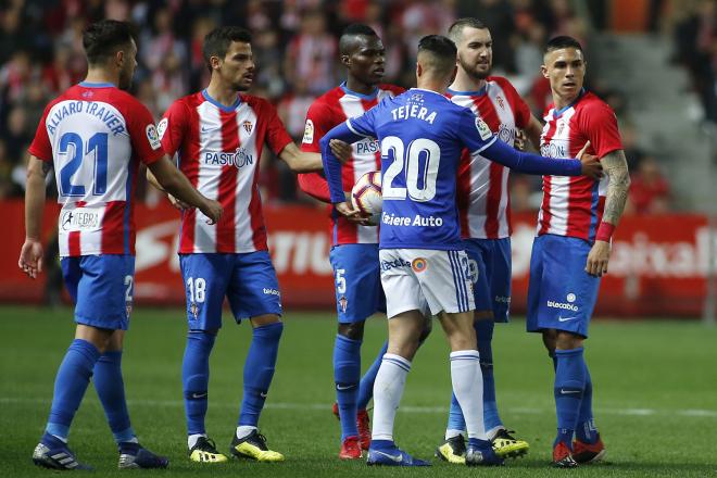 El último derbi disputado en El Molinón (Foto: Luis Manso).