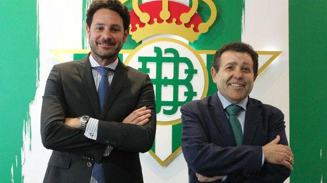 José María Gallego y José Caro Ledesma (Foto: Real Betis).