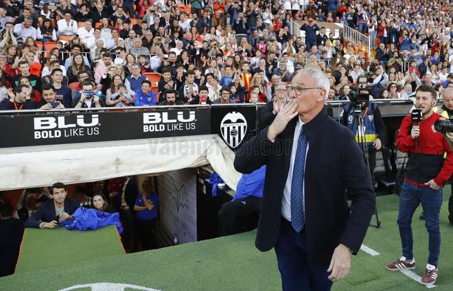 Claudio Ranieri en el Partido de Leyendas (Foto: Valencia CF)