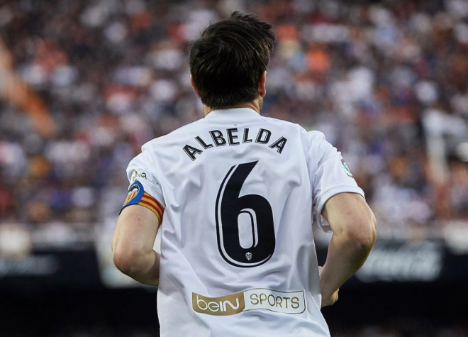 Gago llegó como posible recambio de Albelda, pero no logró quitarle el puesto (Foto: Valencia CF).