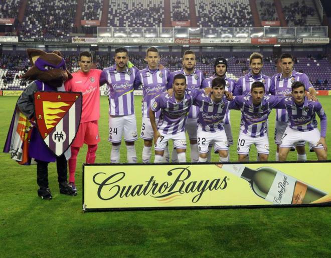 Once titular del Pucela en la última visita de la Real Sociedad a Zorrilla (Foto: RealValladolid.es)