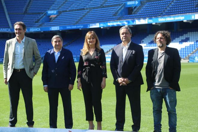 Presentación del 'Informe Robinson' del Superdépor en Riazor (Foto: Iris Miquel).