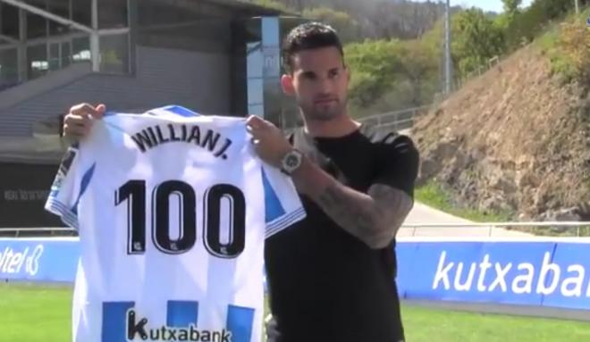 Willian José está a punto de cumplir 100 partidos con la camiseta de la Real.