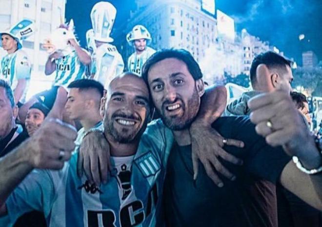 Diego Milito, en plena celebración. (Foto: Instagram).