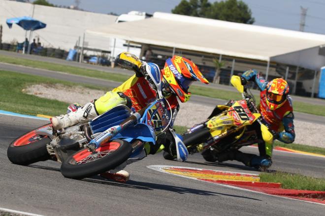 Todo preparado para el Supermoto Albaida. (Foto: Iván Terrón)