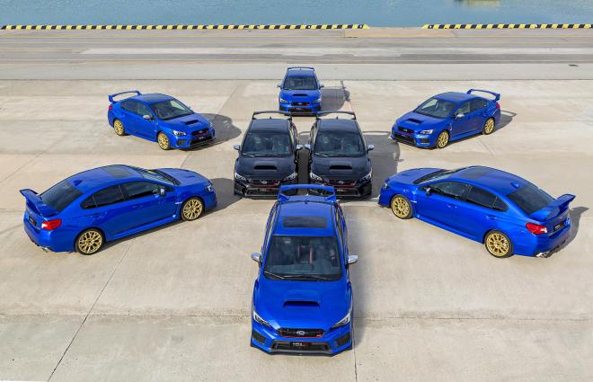 Las ocho últimas unidades del Subaru WRX STi.