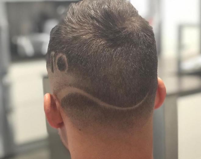 El nuevo corte de pelo de Jesé Rodríguez (Foto: @Brendan_LeCoiffeur).