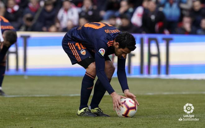 Dani Parejo falló un penalti en el Rayo-Valencia CF (Foto: LaLiga)