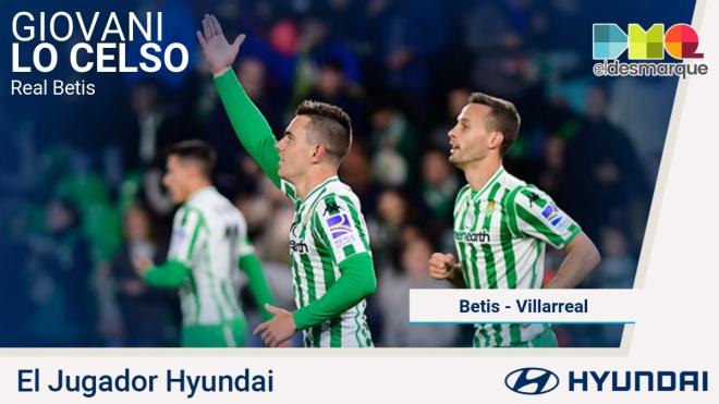 Giovani Lo Celso celebra uno de los goles.