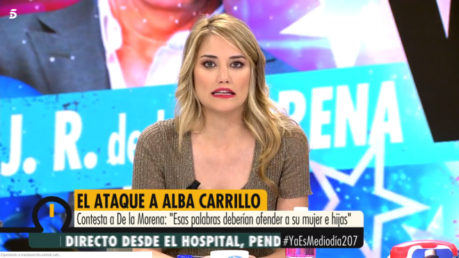 Alba Carrillo, en Ya es Mediodía.