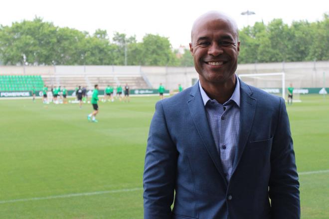 Marcos Assunçao, en la Ciudad Deportiva (Foto: Real Betis).