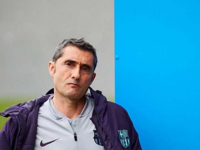 Valverde, durante una sesión (Foto: EFE).