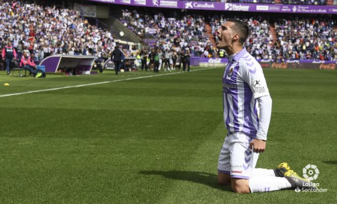 Sergi Guardiola ha marcado goles clave para el Valladolid. (Foto: LaLiga)