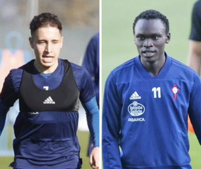 Emre Mor y Pione Sisto, jugadores del Celta.