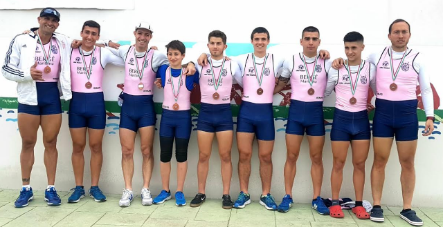 Raspas logró el bronce en el Campeonato de Euskadi de 8+ (Foto: Raspas).