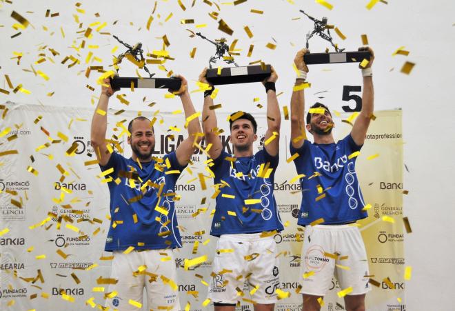 Sergio, Seve i Ricardet guanyen la Lliga Bankia de Raspall 2019